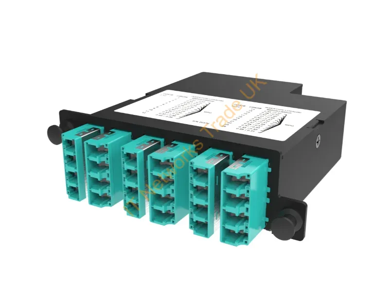 LM4-LC24H-2A4UN - Legrand Lm4-Lc24H-2A4Un Fiber Optic Adapter Lc/Mtp Aqua Color, Black
