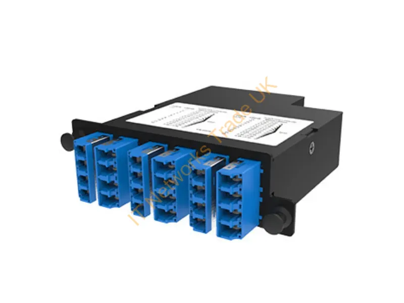 LM4-LC24J-2A2UN - Legrand Lm4-Lc24J-2A2Un Fiber Optic Adapter Lc/Mtp Black, Blue