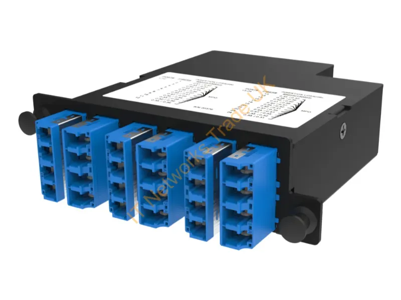 LM4-LC24J-2A3UN - Legrand Lm4-Lc24J-2A3Un Fiber Optic Adapter Lc/Mtp Black, Blue