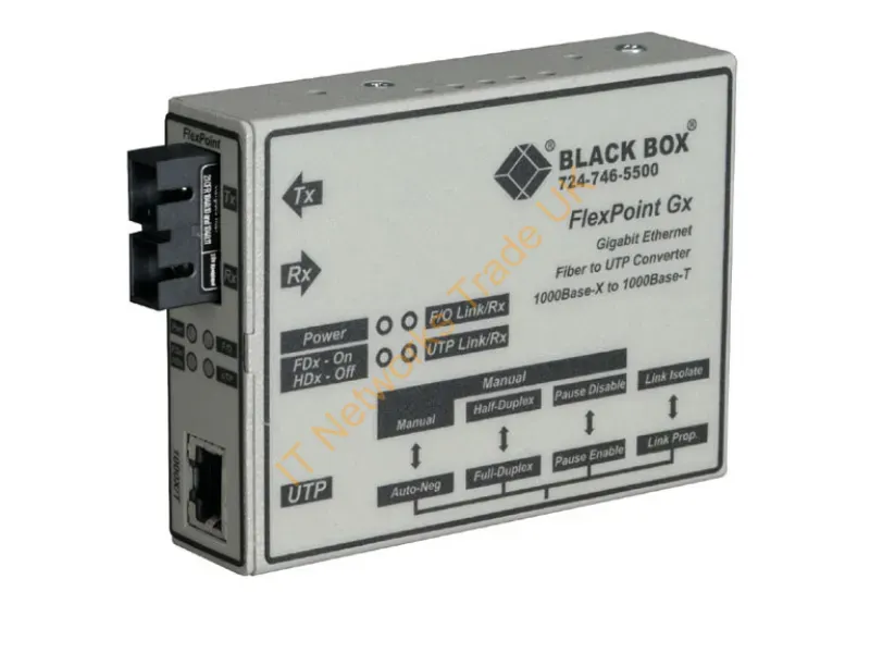 LMC1003A-R3 - Black Box Lmc1003A-R3 Network Media Converter 1000 Mbit/S 850 Nm
