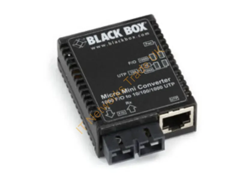 LMC4004A - Black Box Lmc4004A Network Media Converter 1000 Mbit/S 1310 Nm Single-Mode