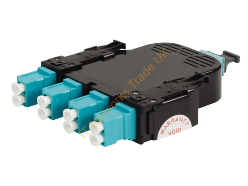 LMH-LC08H-1C4UN - Legrand Lmh-Lc08H-1C4Un Fiber Optic Adapter Lc/Mpo Aqua Color, Black