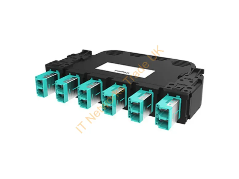 LMH-LC12H-1A1UN - Legrand Lmh-Lc12H-1A1Un Fiber Optic Adapter Lc/Mpo Aqua Color, Black