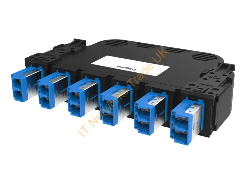 LMH-LC12J-1A3UN - Legrand Lmh-Lc12J-1A3Un Fiber Optic Adapter Lc/Mpo Black, Blue