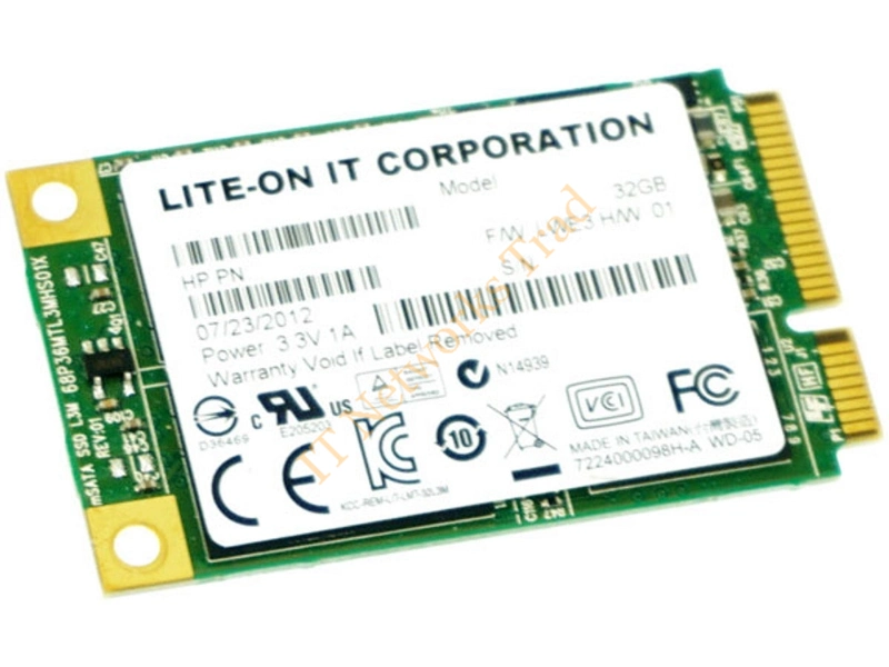 LMT64M6M Lite On M6M Series 64GB Multi-Level Cell (MLC) SATA 6Gb/s mSATA Solid State Drive SSD Storage