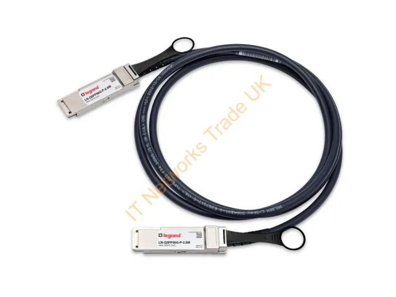 LN-QSFP56G-P-2.5M - Legrand Ln-Qsfp56G-P-2.5M Infiniband/Fibre Optic Cable 98.4" (2.5 M) Qsfp+ Black