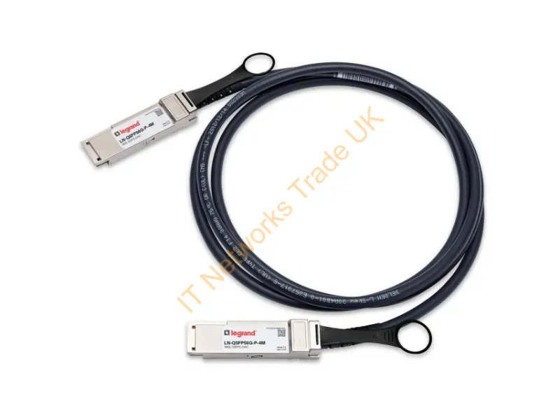 LN-QSFP56G-P-4M - Legrand Ln-Qsfp56G-P-4M Infiniband/Fibre Optic Cable 157.5" (4 M) Qsfp+ Black