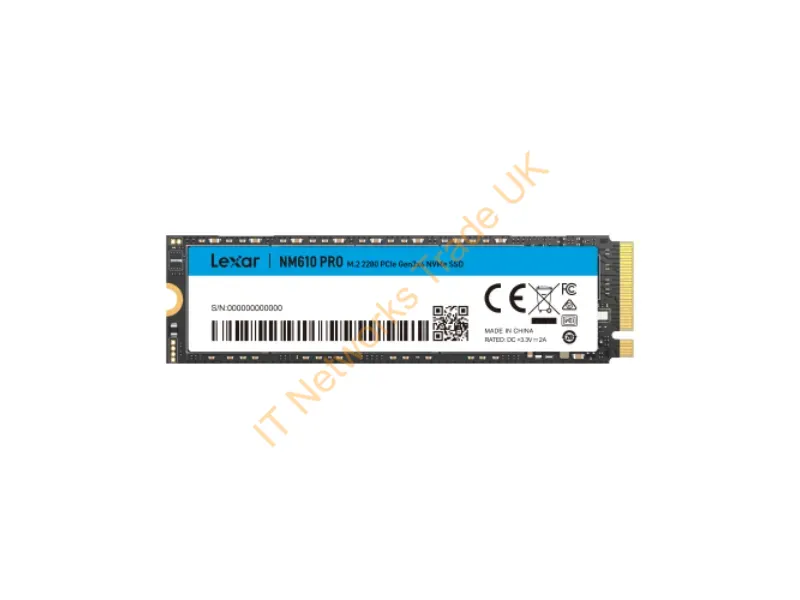LNM610P500G-RNNNG - Lexar SSD NM610 PRO - 500 GB - M.2 2280 - PCIe 3.0 x4 NVMe