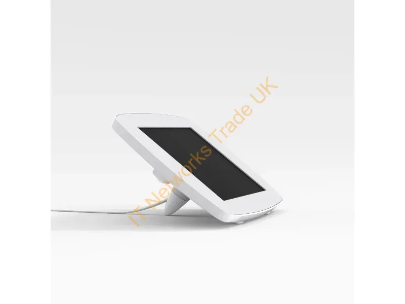 LO2-W4-PD3-MD - Bouncepad Lounge | Apple iPad 3rd Gen 9.7 (2012) | White | Exposed Front Camera and Home Button |