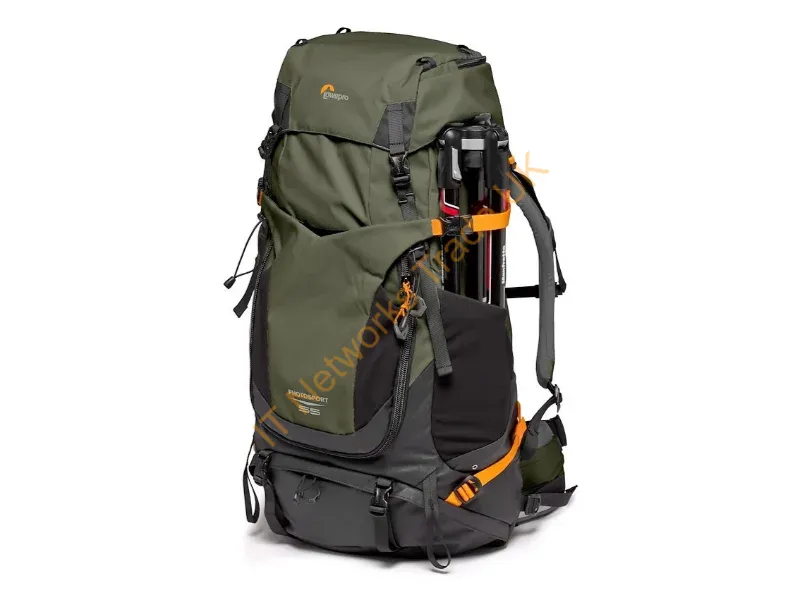 LP37472-PWW - Lowepro PhotoSport PRO Backpack Black, Green, Orange