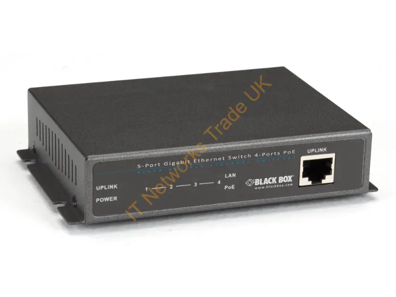 LPB1205A-R2 - Black Box Poe+ Switch-(1)10/100/1000Mbps