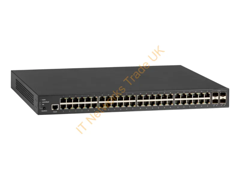 LPB3052A - Black Box Mgd Poe+ Switch - (48)10/100/1000 Rj45 Poe+, (4)100/1000 Sfp+