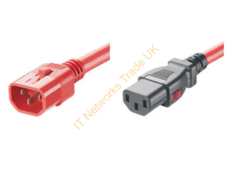 LPCA05-X - Panduit Lpca05X Power Cable Red 118.1" (3 M) C14 Coupler C13 Coupler