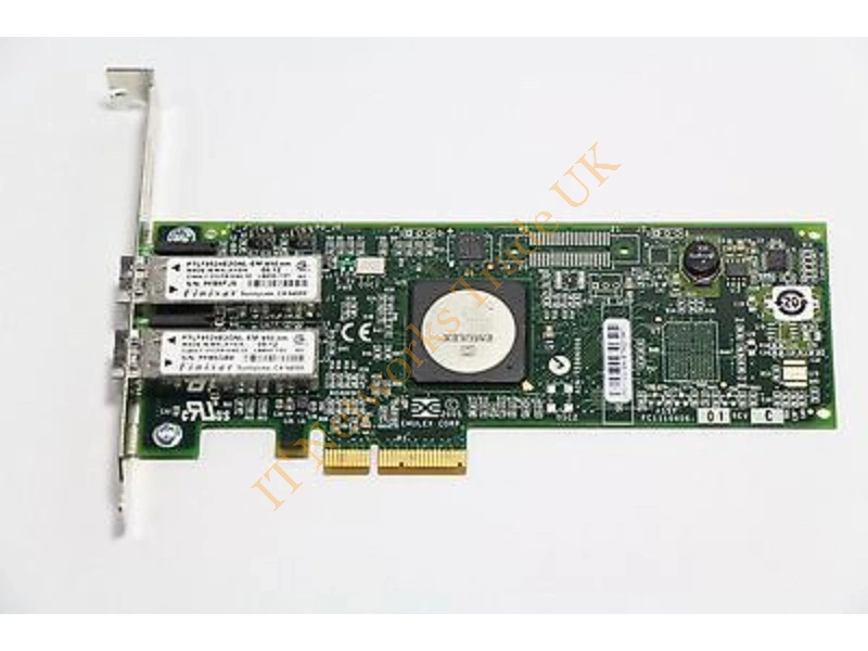 LPE11002-M4 Fujitsu LightPulse 2-Port 4GB/s Fibre Channel PCI-Express x 4 Host Bus Adapter Fiber Channel Controller