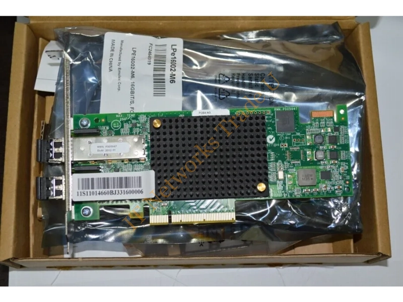 LPE16002B-M6 HP StoreFabric SN1100E Dual Port Fibre Channel 16Gb/s Host Bus Adapter Fiber Channel Controller
