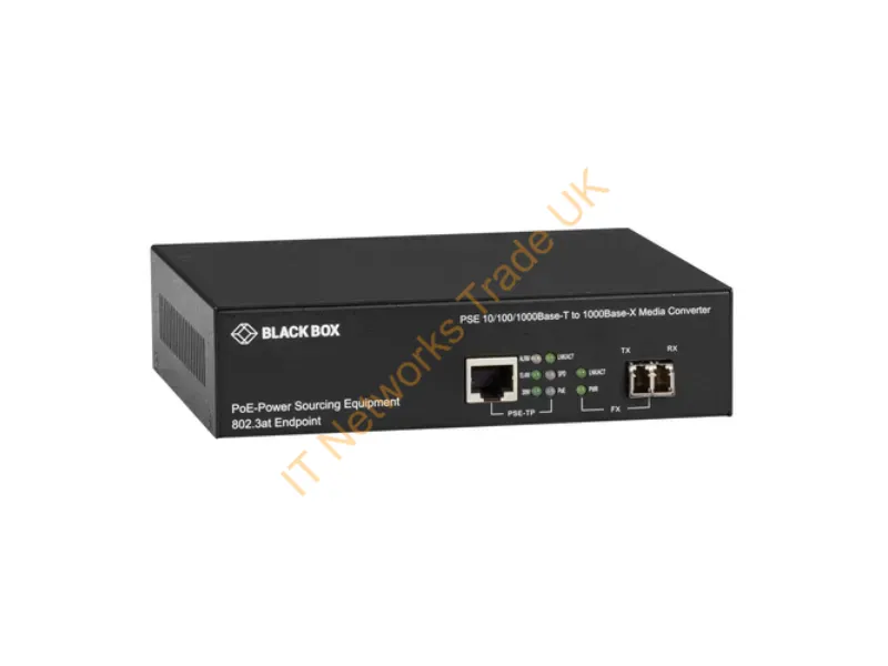 LPS500A-MM-LC-R3 - Black Box Lps500A-Mm-Lc-R3 Network Media Converter 1000 Mbit/S 850 Nm Multi-Mode