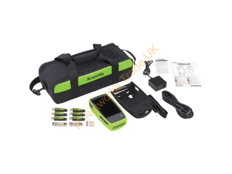 LR10G-200-KIT - Netally Linkrunner 10G Professional Kit Poe Tester Green