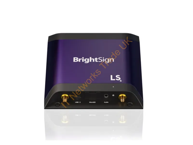 LS445 - Brightsign Ls445 Digital Media Player Black, Purple 4K Ultra Hd Wi-Fi