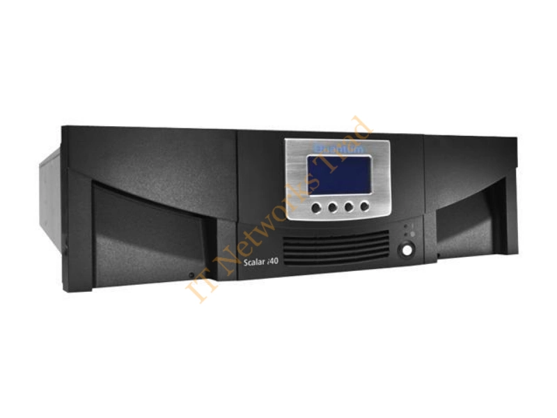 LSC14-CH4M-119H-KIT Quantum Scalar i40 LTO Ultrium 4 Tape Library 1 x Drive/25 x Slot LTO Ultrium 4 20 TB (Native) / 40 TB (Compressed) Serial Attached Tape Drive Storage