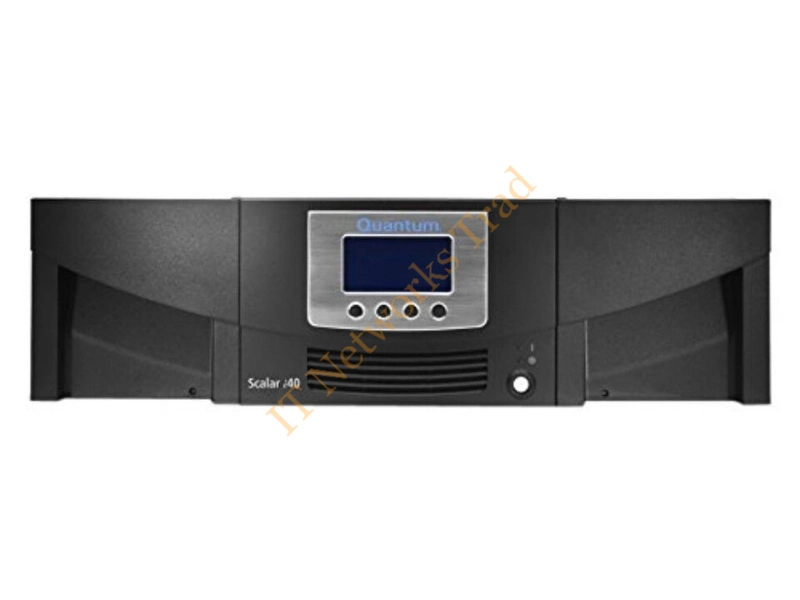 LSC14-CH5N-119H Quantum Scalar i40 Tape Library 1 x Drive/25 x Slot LTO Ultrium 5 37.50 TB (Native) / 75 TB (Compressed) Serial Attached SCSI (SAS) Tape Drive Storage
