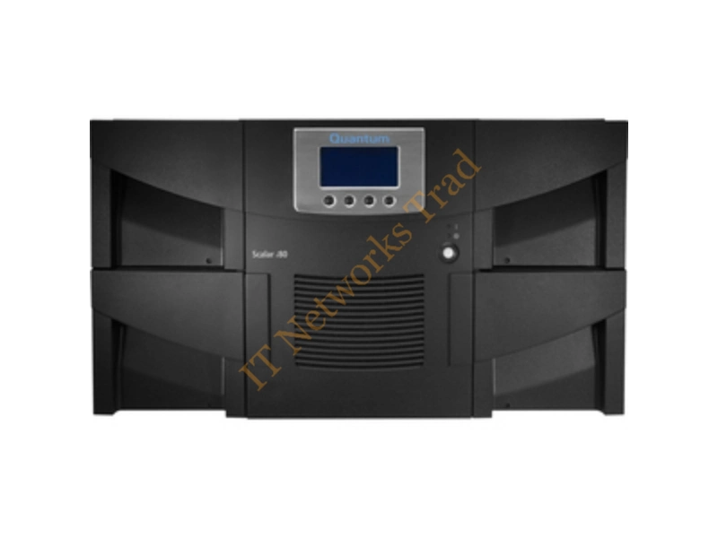 LSC18-CH4G-132H Quantum Scalar i80 LTO Ultrium 4 Tape Library 1 x Drive/50 x Slot LTO Ultrium 4 40 TB (Native) / 80 TB (Compressed) Fibre Channel Tape Drive Storage