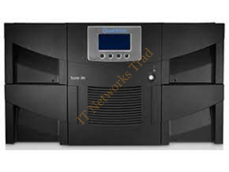 LSC18-CH4M-132A Quantum Scalar i80 LTO Ultrium 4 Tape Library 1 x Drive/50 x Slot LTO Ultrium 4 40 TB (Native) / 80 TB (Compressed) Serial Attached Tape Drive Storage