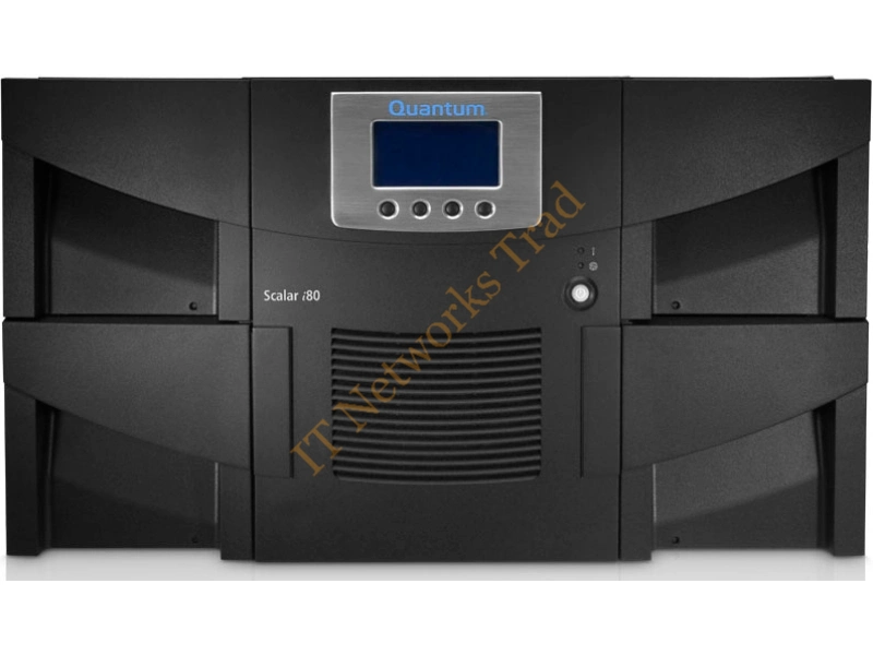 LSC18-CH5N-132H Quantum Scalar i80 Tape Library 1 x Drive/50 x Slot LTO Ultrium 5 75 TB (Native) / 150 TB (Compressed) Serial Attached SCSI (SAS) Tape Drive Storage
