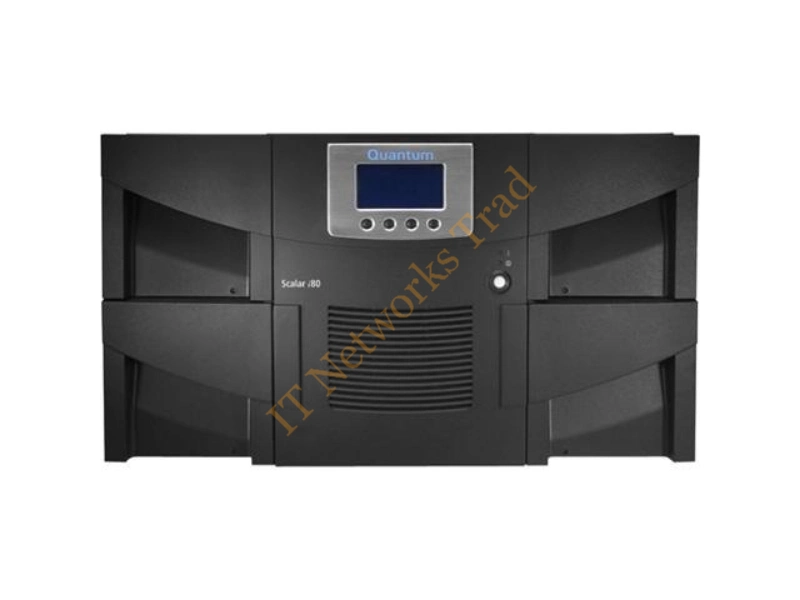 LSC18-CH5N-232H Quantum Scalar i80 LTO Ultrium 5 Tape Library 1 x Drive/50 x Slot 75 TB (Native) / 150 TB (Compressed) Serial Attached SCSI (SAS) Tape Drive Storage