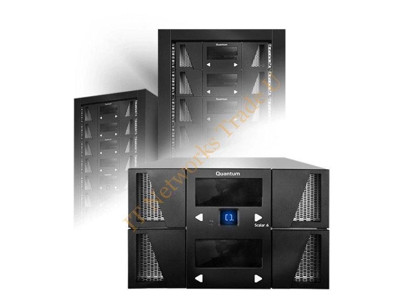 LSC36-ATDX-L7PA - Quantum Scalar i6 8GB Black tape auto loader/library Tape Drives