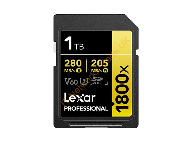 LSD1800001T-BNNNU - Lexar Professional 1800X 1 Tb Sdxc Uhs-Ii