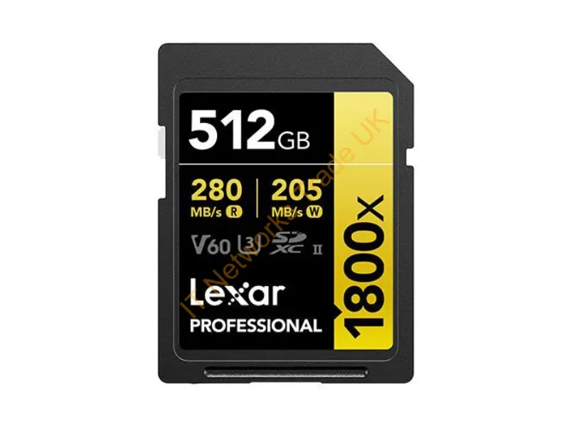 LSD1800512G-BNNNG - Lexar Professional 1800X 512 Gb Sdxc Uhs-Ii Class 10