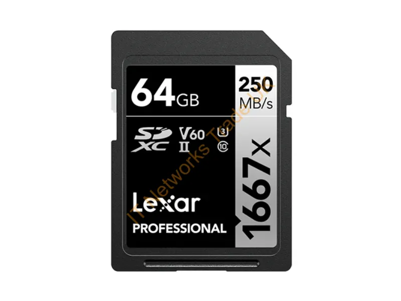 LSD64GCBNA16672 - Lexar 1667X 64 Gb Sdxc Uhs-Ii Class 10