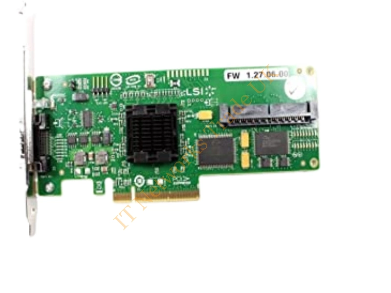 LSI00164 LSI Logic SAS3442X-R 8-Port SAS Host Bus Adapter - PCI-X Up to 300MBps Per Port 1 x SFF-8470 SAS 300 Serial Attached SCSI External 1