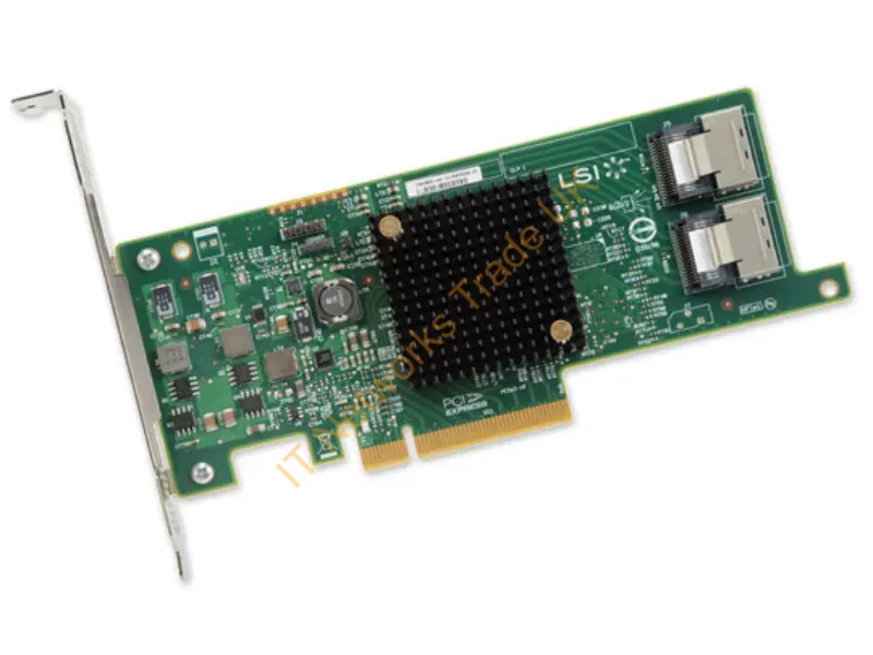 LSI00301 LSI Logic 6GB/s 8-Port Internal PCI-Express 3.0 SATA SAS Host Bus Adapter with Standard Bracket Raid Controller