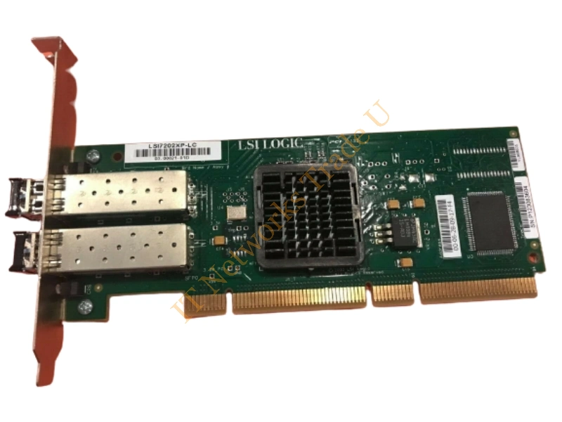 LSI7202XP LSI Logic 2GB Dual Channel PCI-x Fibre Channel Host Bus Adapter Fiber Channel Controller
