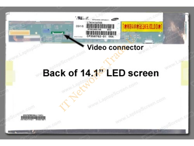 LTD141EWWF Toshiba 14.1-inch WXGA 1280X800 LED Laptop Screen Laptop LED Screen