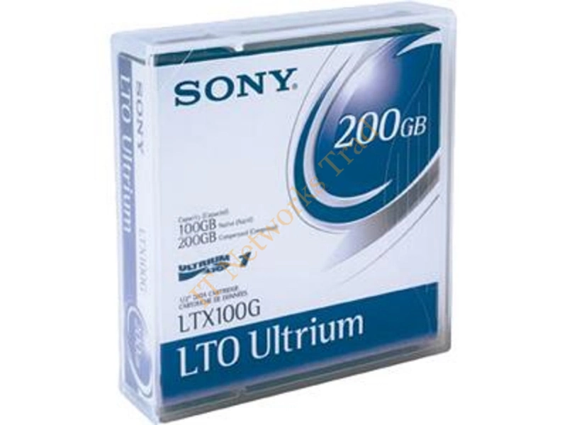 LTX100GWW Sony LTO Ultrium 1 Tape Cartridge LTO Ultrium LTO-1 100GB (Native) / 200GB (Compressed) Tape Media Storage