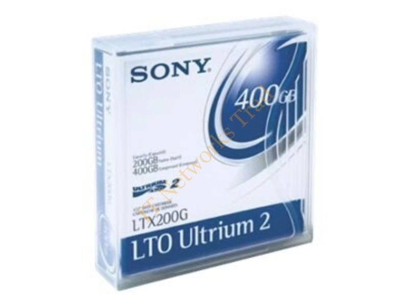 LTX200GWW Sony LTO Ultrium 2 Tape Cartridge LTO Ultrium LTO-2 200GB (Native) / 400GB (Compressed) Tape Media Storage
