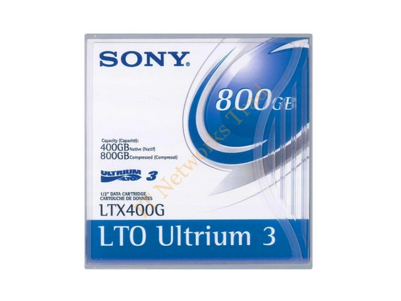 LTX400G Sony 400GB(Native) / 800GB(Compressed) LTO Ultrium 3 1/2-inch Tape Media Cartridge Tape Drive Storage