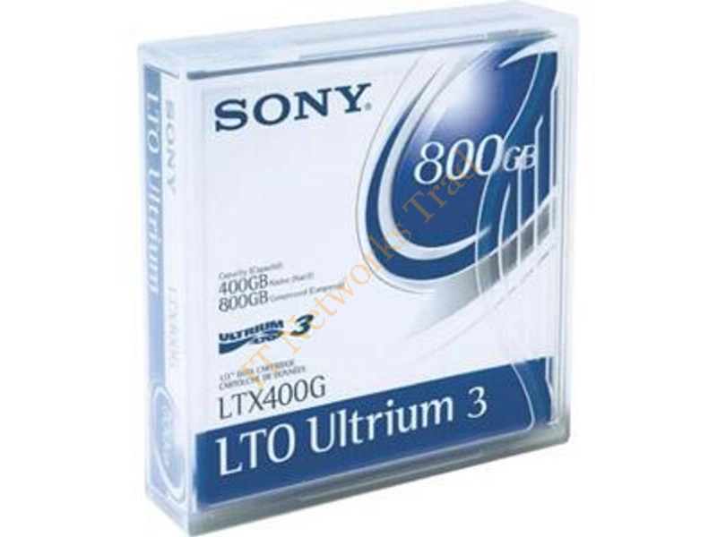 LTX400GN Sony LTO Ultrium-3 Tape Cartridge LTO Ultrium LTO-3 400GB (Native) / 800GB (Compressed) Tape Media Storage