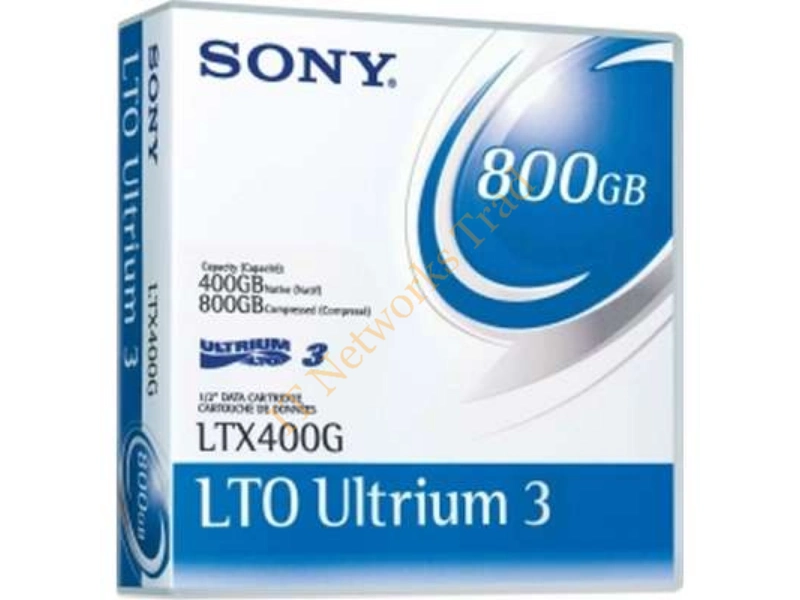 LTX400GWW Sony LTO Ultrium 3 Tape Cartridge LTO Ultrium LTO-3 400GB (Native) / 800GB (Compressed) 1 Pack Tape Media Storage