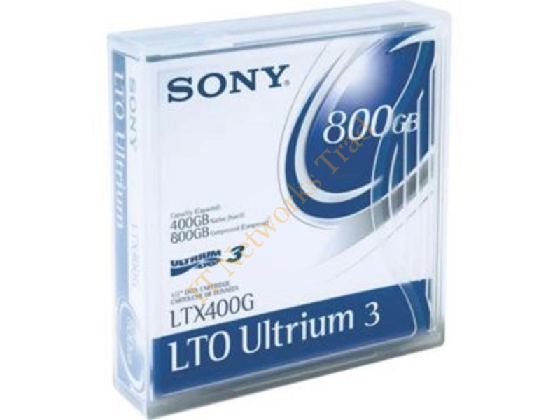 LTX400GWWW-BC Sony LTX400GWWW LTO Ultrium 3 Barcoded Data Cartridge LTO Ultrium LTO-3 400GB (Native) / 800GB (Compressed) Tape Media Storage