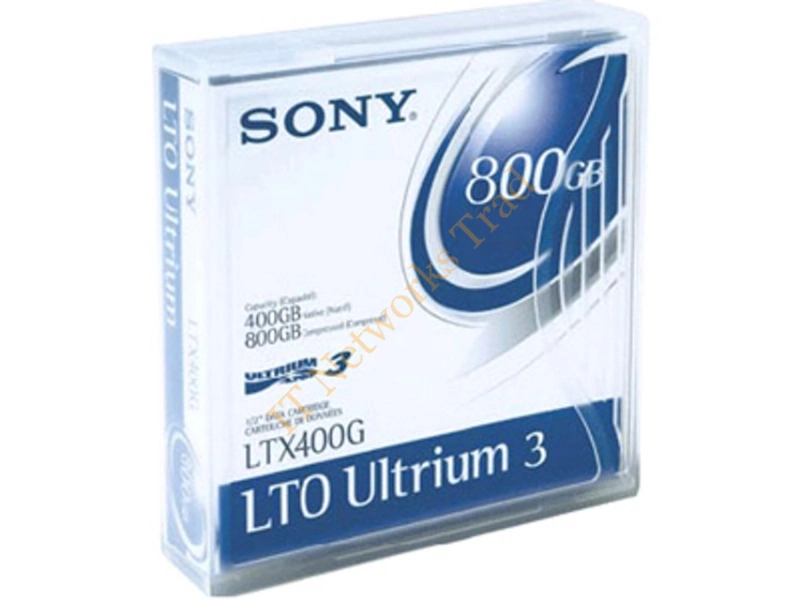 LTX400WBC Sony LTX400W LTO Ultrium 3 WORM Data Cartridge with Barcode Labeling LTO Ultrium LTO-3 400 GB (Native) / 800 GB (Compressed) 1 Pack Tape Media Storage