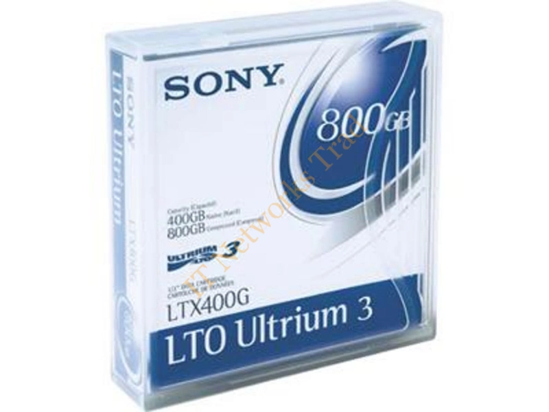 LTX400WWW Sony LTO Ultrium 3 WORM Tape Cartridge LTO Ultrium LTO-3 400GB (Native) / 800GB (Compressed) Tape Media Storage