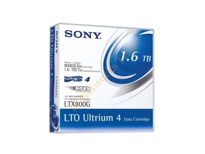 LTX800G Sony LTO Ultrium 4 Tape Cartridge LTO Ultrium LTO-4 800GB (Native) / 1.6TB (Compressed) 1 Pack Tape Media Storage