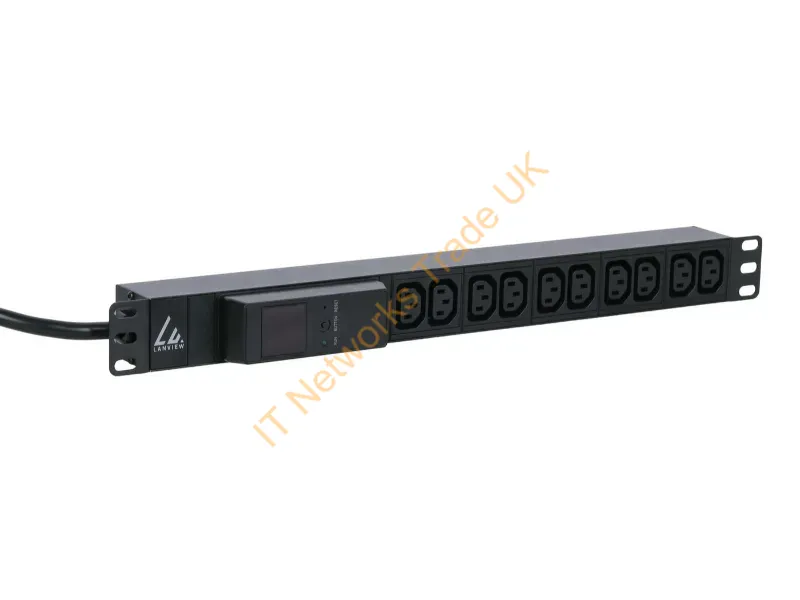 LVR261877 - Lanview LVR261877 power distribution unit (PDU) 10 AC outlet(s) 1U Black