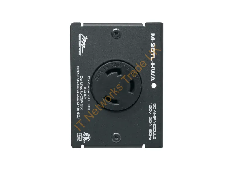 M-30TL-HWA - Middle Atlantic Products M-30Tl-Hwa Power Distribution Unit (Pdu) 1 Ac Outlet(S) Black