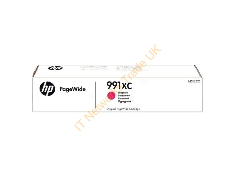 M0K10XC - HP M0K10XC/991XC Ink cartridge magenta Contract, 16K pages ISO/IEC 19752 for HP PageWide P 75250/77750