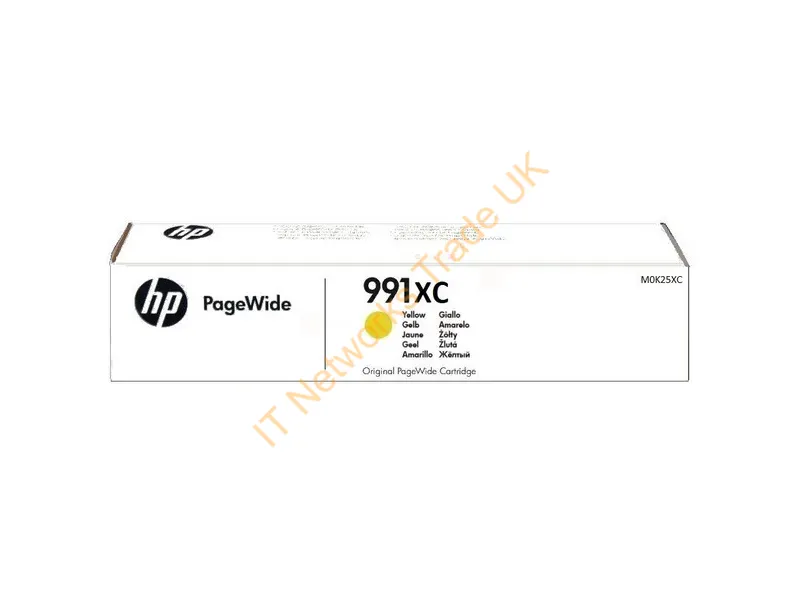M0K25XC - HP M0K25XC/991XC Ink cartridge yellow Contract, 16K pages ISO/IEC 19752 for HP PageWide P 75250/77750
