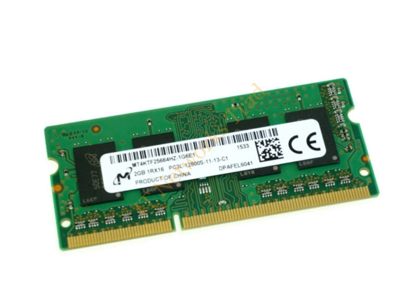 M16JSF25664HZ-1G1F1 Micron 2GB DDR3-1066MHz PC3-8500 non-ECC Unbuffered CL7 204-Pin SoDimm Dual Rank Memory Module Laptop Memory